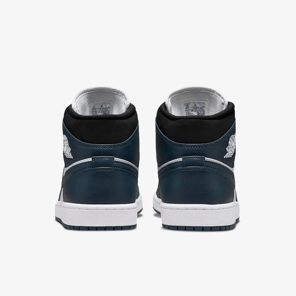 Air Jordan 1 Mid Men\'s Sneakers Armory Blue/White/Black - USA Size: 11 main image 14